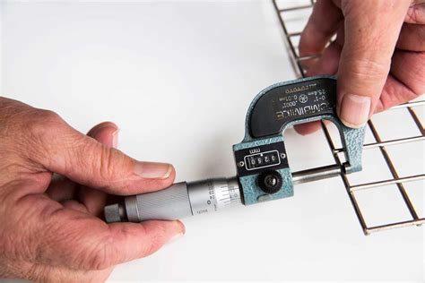 instrument used to measure wire thickness|device used for measuring thickness.